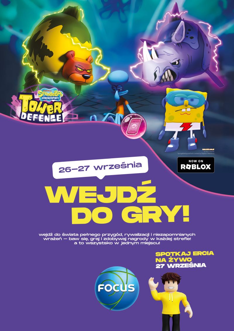 Roblox opanuje CH Focus! Gamingowy weekend z Erciem_220925