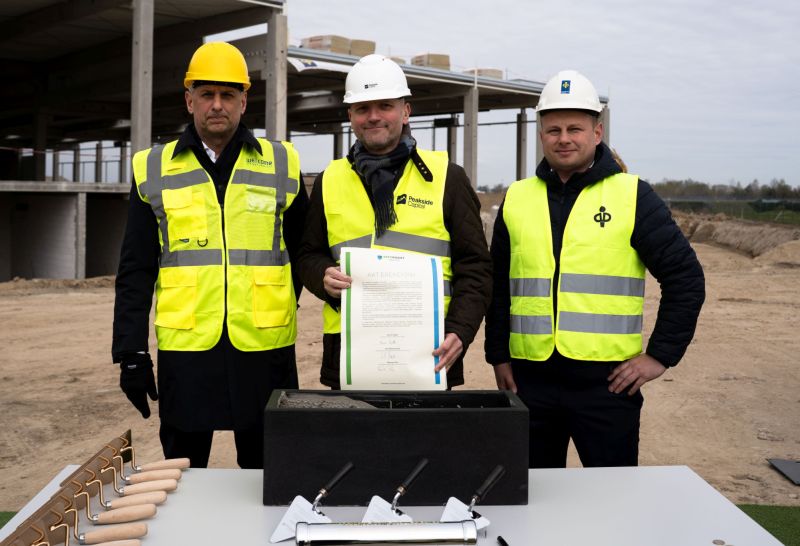 Wmurowanie kamienia węgielnego w City Point Okęcie