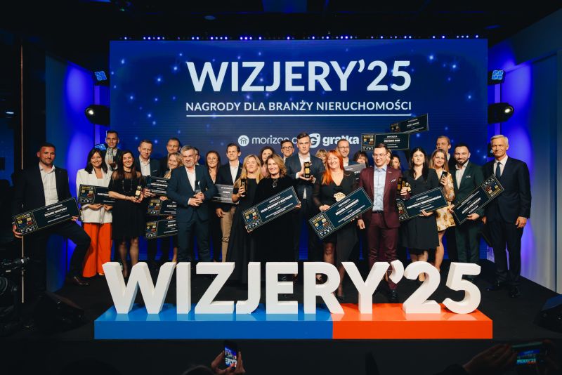 Doceniona jakość, profesjonalizm i innowacyjność w branży nieruchomości. Konkurs WIZJERY’25 rozstrzygnięty