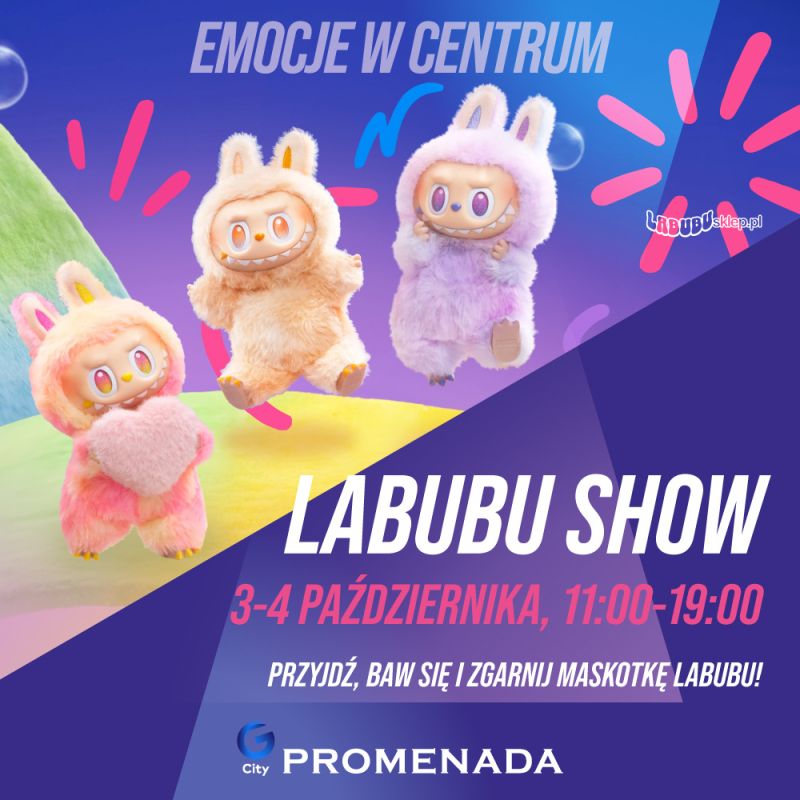 Labubu Show w G City Promenada – pastelowa zabawa, która podbiła świat!