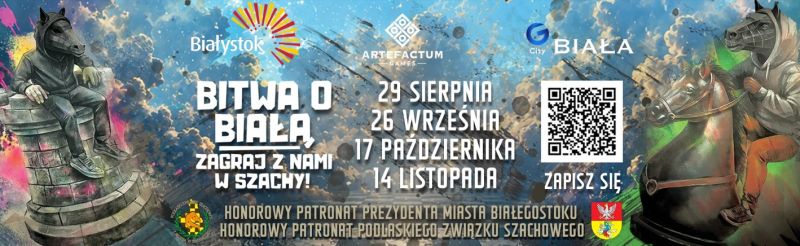 Szachowa Bitwa o Białą powraca. 17 października III turniej cyklu w G City Biała