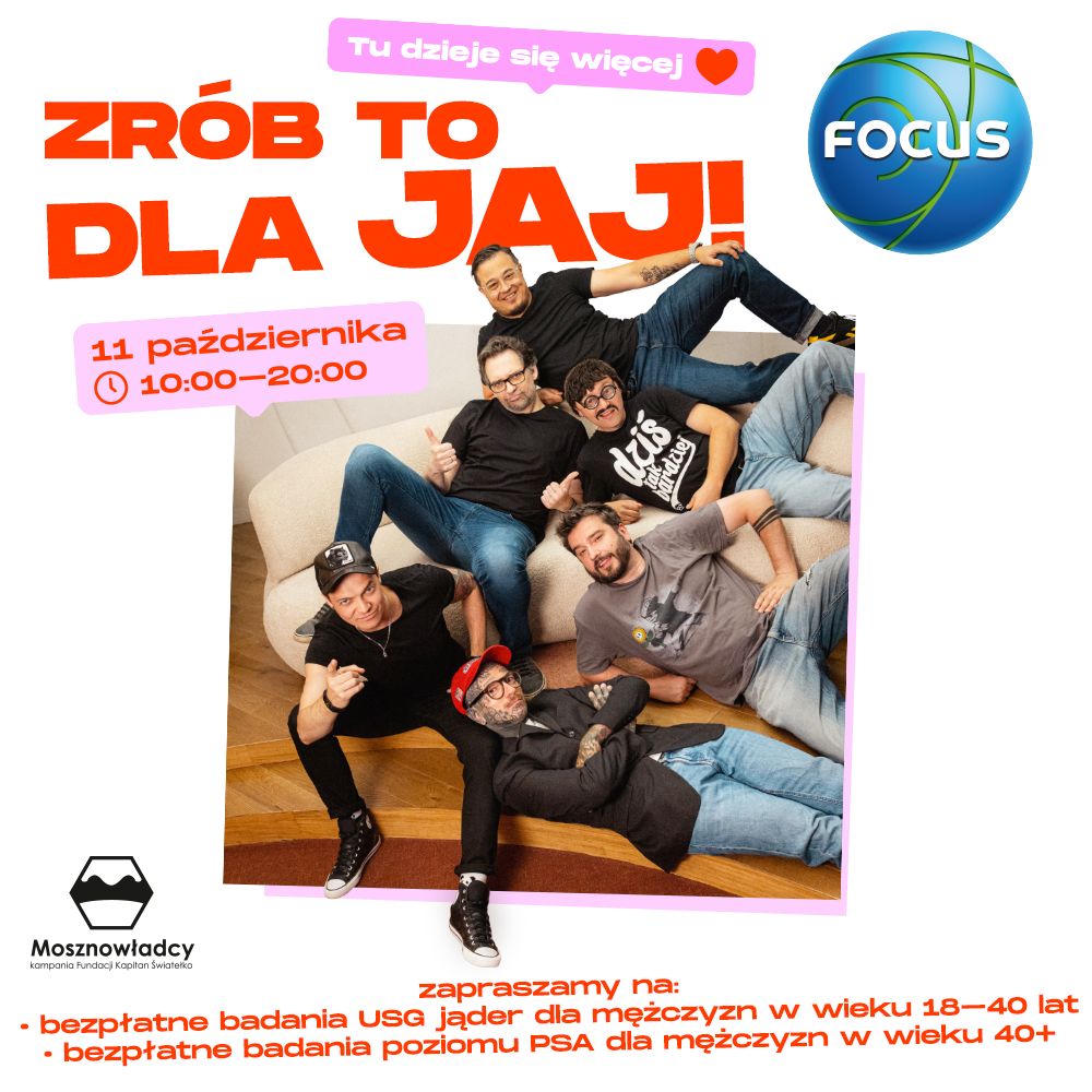 Mosznowładcy wracają do CH Focus! Zrób TO dla jaj i zadbaj o swoje zdrowie