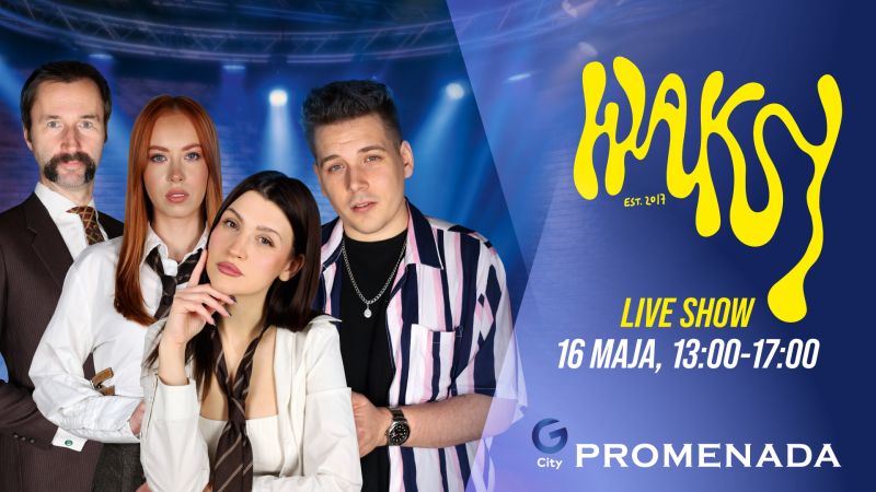 Dzień młodzieżowej energii w G City Promenada – WAKSY LIVE SHOW już 16 maja