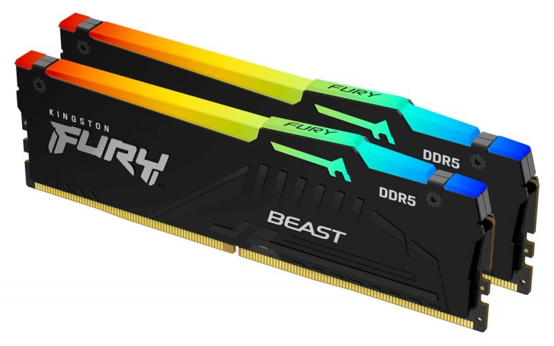 Stylowe podświetlenie i overclocking z Kingston FURY Beast DDR5 RGB