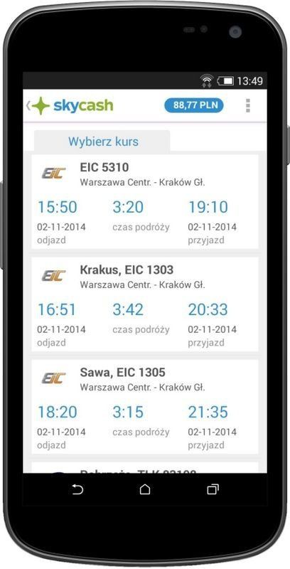 SkyCash i PKP Intercity testują mobilne bilety