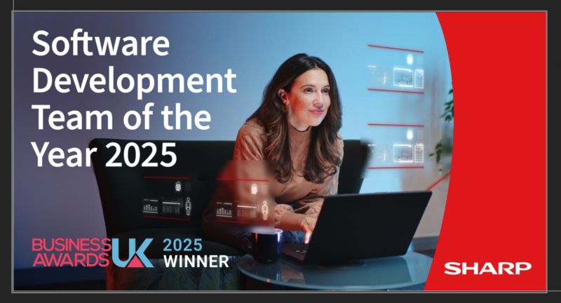 Sharp z tytułem „Software Development Team of the Year”