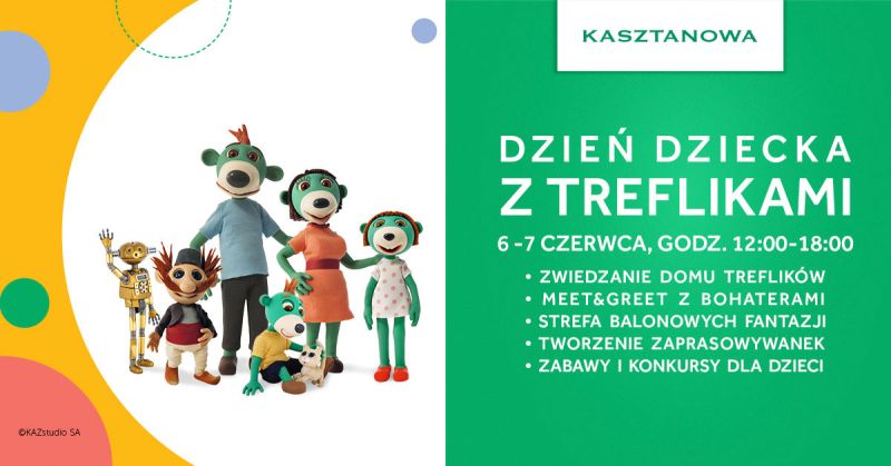 Dzień Dziecka z Treflikami w Kasztanowej – dwa dni bajkowej zabawy w Pile!