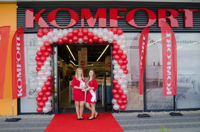 Nowe sklepy Komfort w Poznaniu i Wrocławiu 